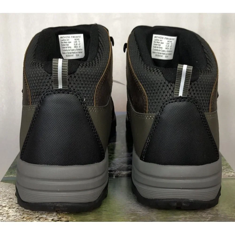 Ozark Trail Men's Meadows Waterproof Brown Leather Hiking Work Boots Size 13 NEW - Picture 7 of 16